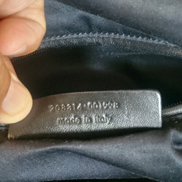 YSL Black Patent Leather Satchel Hand Bag Purse w/COA - Picture 9 of 11